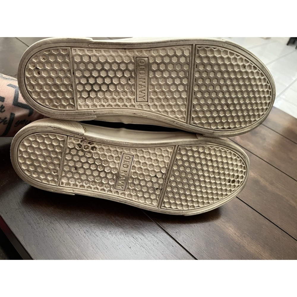 Old Navy Boys Shoes Size 8 Black Canvas - Picture 6 of 6